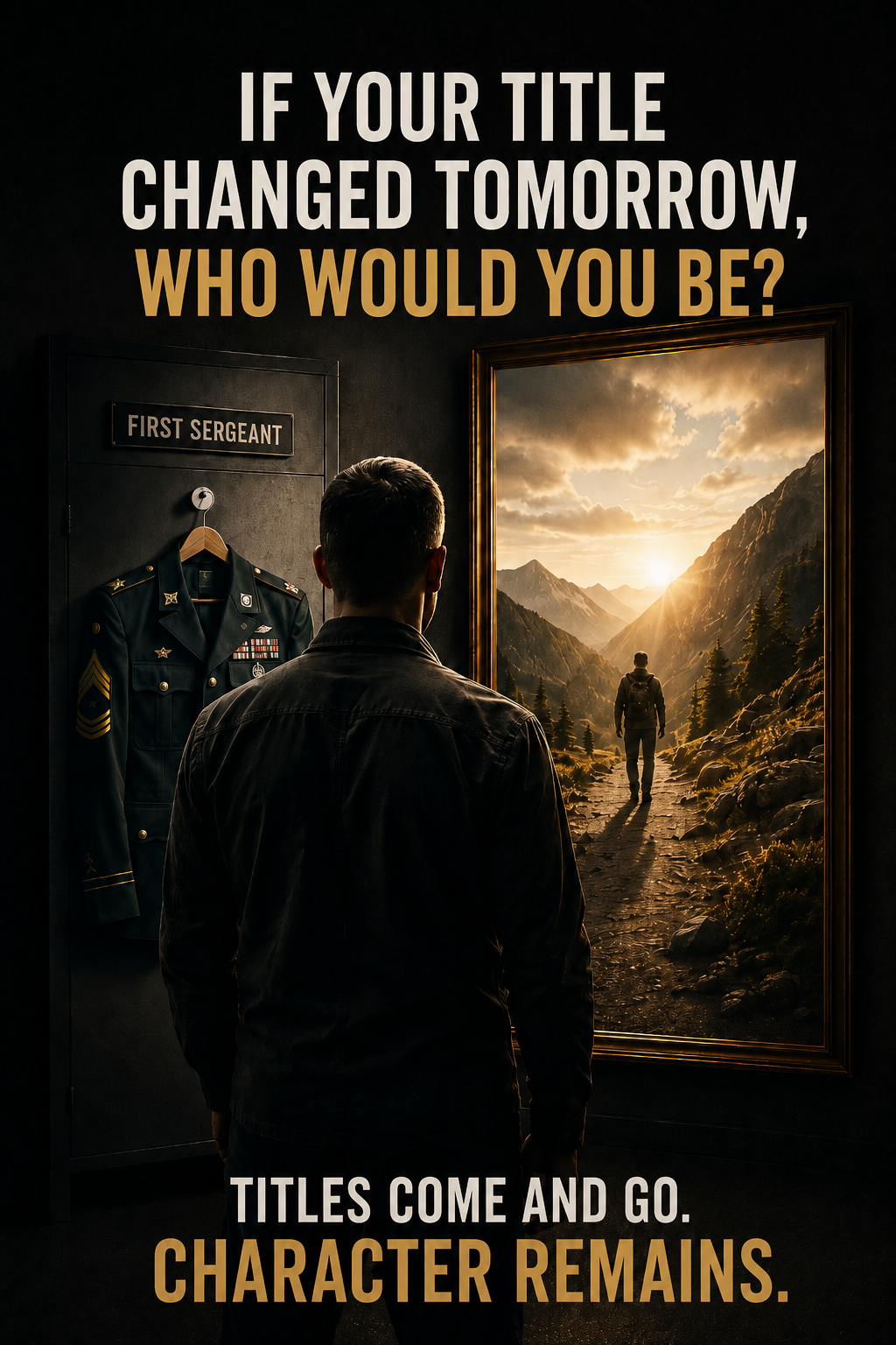 If Your Title Changed Tomorrow, Who Would You Be